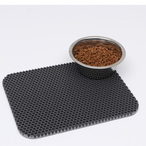 Коврик для животных EVA, ячеиистый, 27 х 34 см, серый - Simaland фото 3