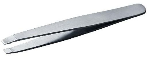 Пинцет 332 ( косой, 10 см, средней жёсткий)