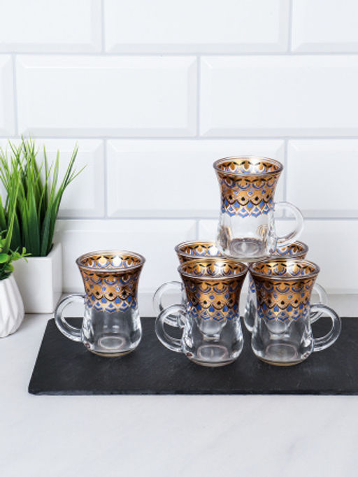 Кружка для чая 6 штук 100 млвосточная форма / MVC2 /уп 24/ - Галеонтрейд фото 2