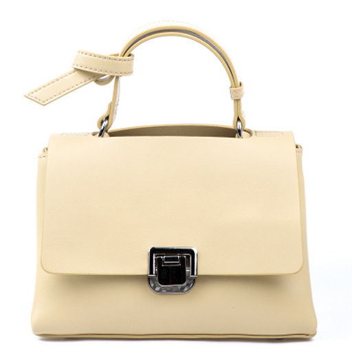 *7141 breadye yellow, женская кожаная сумка Handheld bag Barcelo Biagi