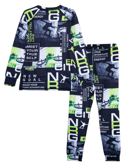 32311412 Термокомплект для мальчиков: брюки, толстовка