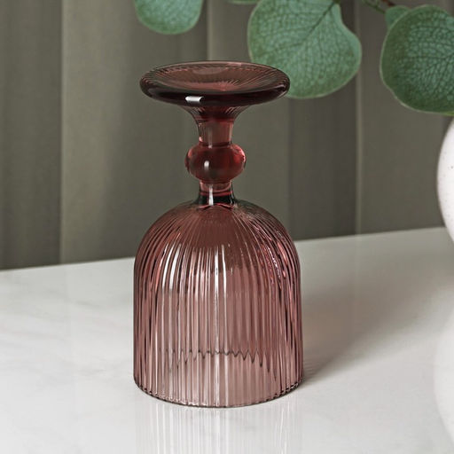 Бокалы для вина SL Home «Модерн», 250 мл, 8×14.5 см, набор 2 шт., стекло, розовые