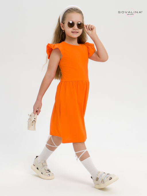 Платье Феечка оранжевая - Sovalina фото 15