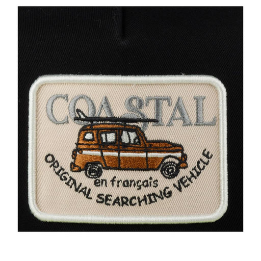 Бейсболка COASTAL арт. HFT Vehicle Francaise (черный / зеленый / рыжий) фото 3