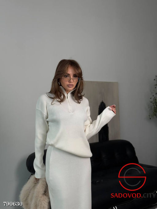 Женский костюм с юбкой миди - Bruno фото 6