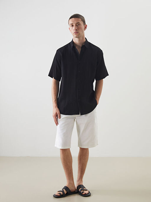 Regular Fit K?sa Kollu Erkek G?mlek