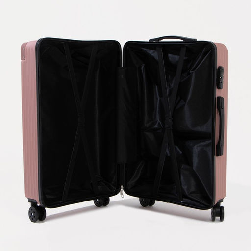 Чемодан большой 26, кодовый замок, цвет розовый - Simaland фото 9