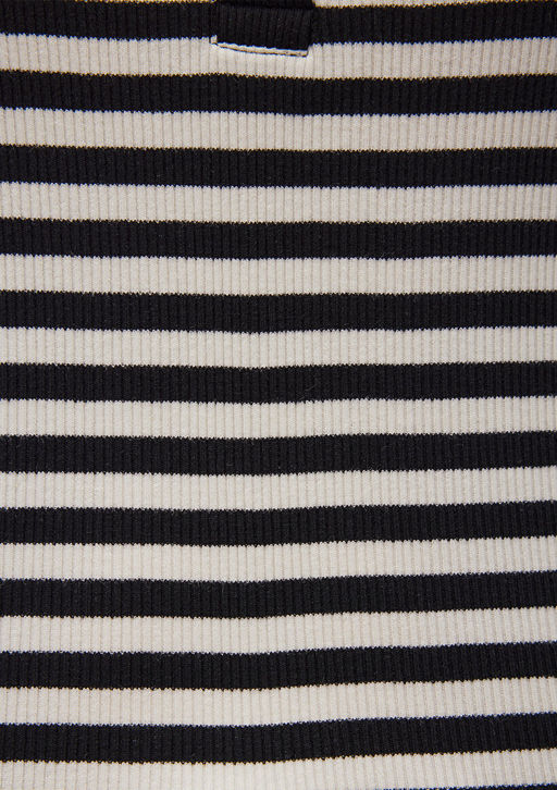 Siyah Cizgili Atlet - Mavi фото 6