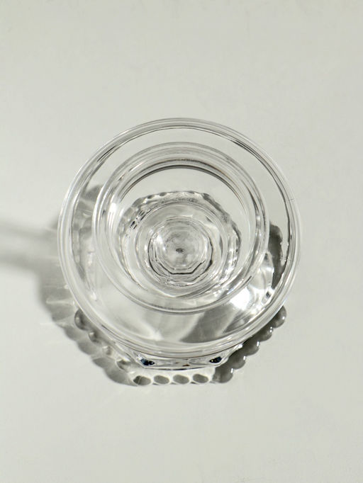 Подсвечник стекло на 1 свечу "Бокал на ножке" прозрачный 8,5х8,5х9 см