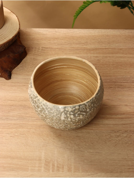 Ваза, 15×15×9 см, бамбук