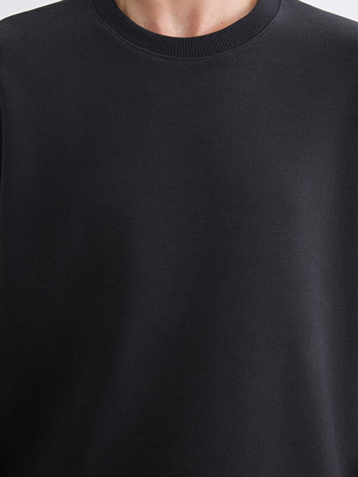 Regular Fit Bisiklet Yaka Erkek Sweatshirt