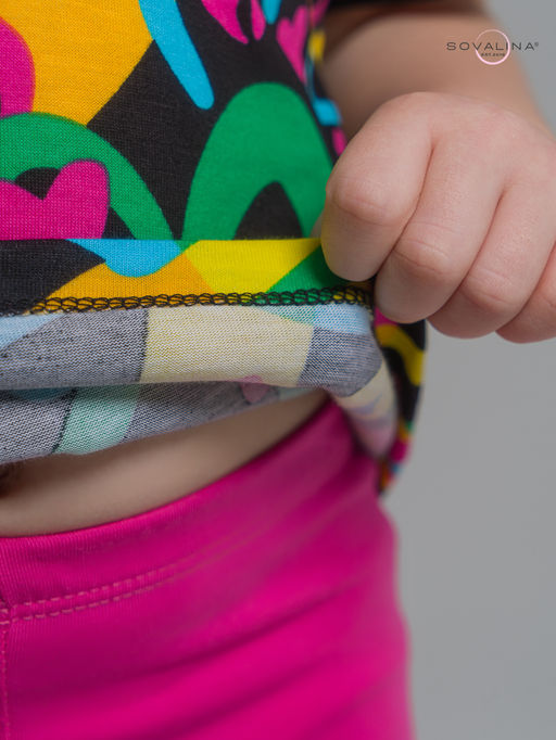 Костюм Актив яркие сердца-фуксия - Sovalina фото 19