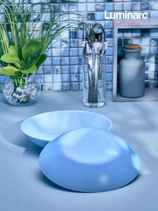 Тарелка суповая ДИВАЛИ ПАРАДАЙЗ БЛЮ 20см 1шт арт.V5829 /Люминарк/ - Luminarc фото 12