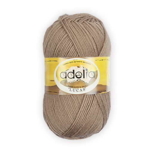 Пряжа ADELIA LUCAS 70% шерсть, 30% акрил 5 шт. х 100 г 218 м  10 м