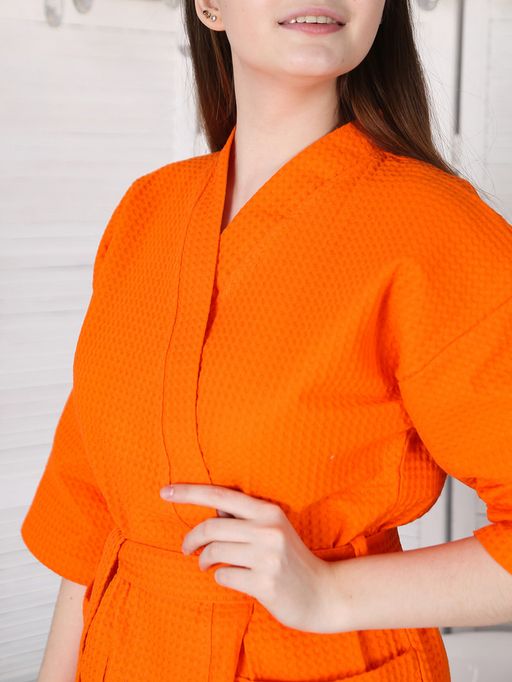 ХАЛАТ ДОМАШНИЙ КИМОНО ВК-ОРАНЖ-164 - Ашматекс фото 5