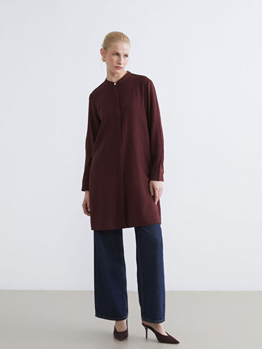 Hakim Yaka Dokulu Kad?n G?mlek Tunik