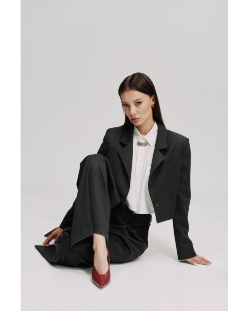 Жакет THE VERY 2407 черный  фото 14