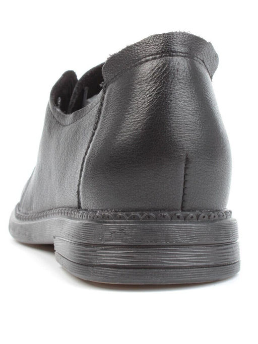 03-DHL140-1 BLACK Полуботинки женские (натуральная кожа)