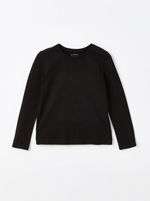 Bisiklet Yaka K?z ?ocuk Ti??rt 2li - Waikiki фото 3