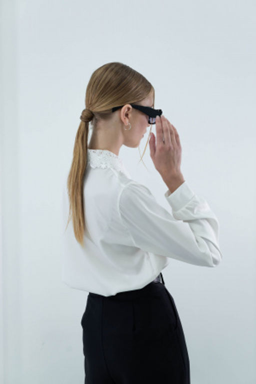 Блузка Эва (молочный) - Nadi bordo фото 7