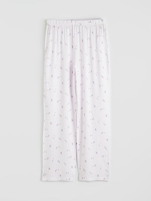 Dantelli G?mlek Yaka Kad?n Pijama Tak?m