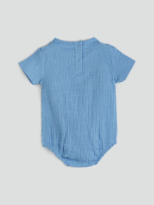 Bisiklet Yaka Erkek Bebek ??t??tl? Body