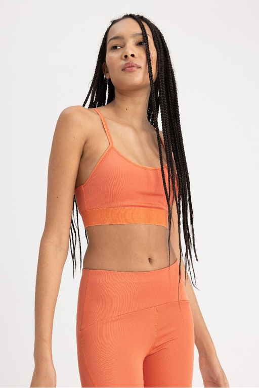 Спортивный бюстгальтер DeFactoFit с круглым вырезом  фото 3