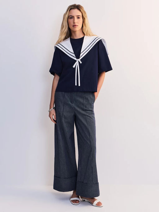 Футболка с шарфом женская / Zarina