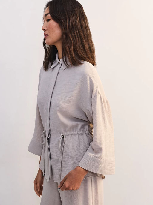 Блуза свободного кроя с кулиской / Zarina  фото 4