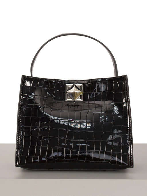 LACCOMA сумка НИ8007-черный натуральная кожа