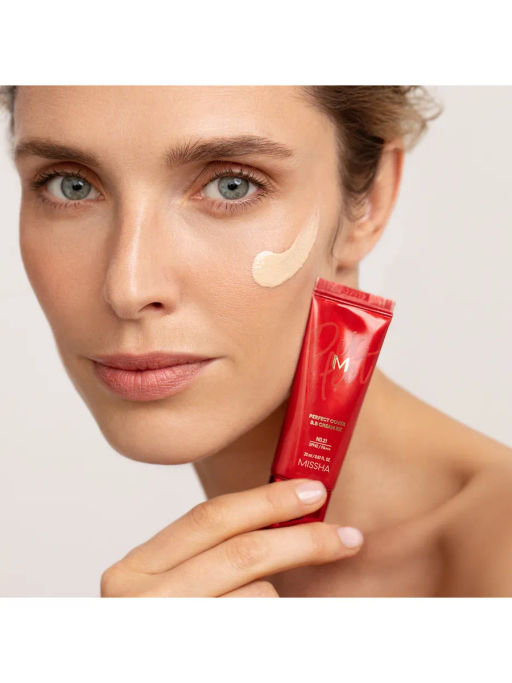MISSHA М Perfect Cover BB Cream RХ Тональный BB крем Естественное покрытие SPF42/PA тон 23 20 мл  фото 5