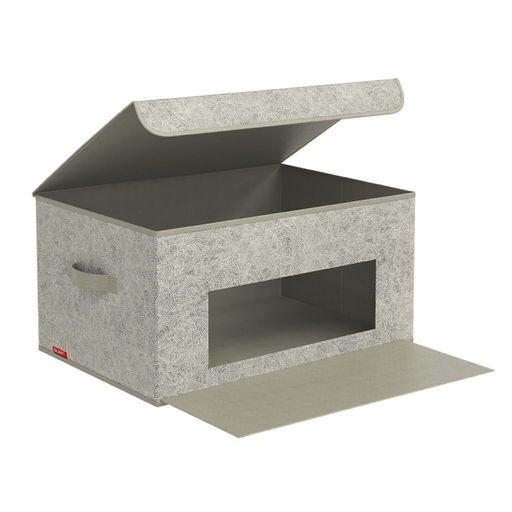 VAL MM-BOX-DDM Короб стеллажный с откидной стенкой, с крышкой, 50*35*25 cм, MONET MORNING, шт