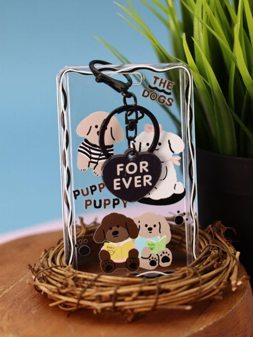 Футляр для карт с брелком "Hi, puppys"