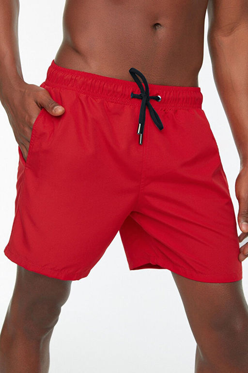 K_rm_z_ Basic Standart Boy Deniz _ortu TMNSS20DS0023 - Trendyolmilla фото 2