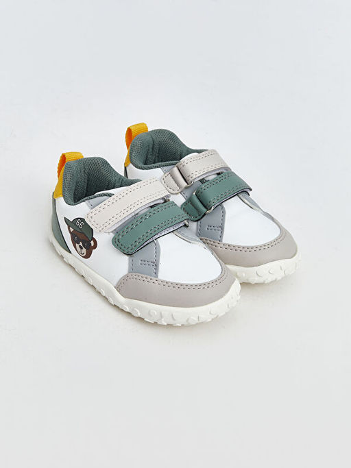 Bask?l? C?rt C?rtl? Erkek Bebek Spor Ayakkab?