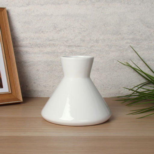 Ваза / 2183-1 /уп 6/48/ белая - Галеонтрейд фото 2