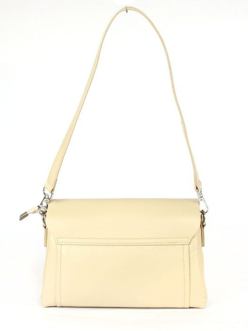 Сумка женская натуральная кожа GU 2033-6638, 3отд, плечевой ремень, бежевый SALE 265816 - Adelia фото 2