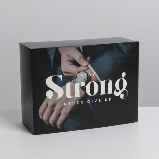 Коробка подарочная складная, упаковка, «Джентельмен», 20 х 15 х 8 см