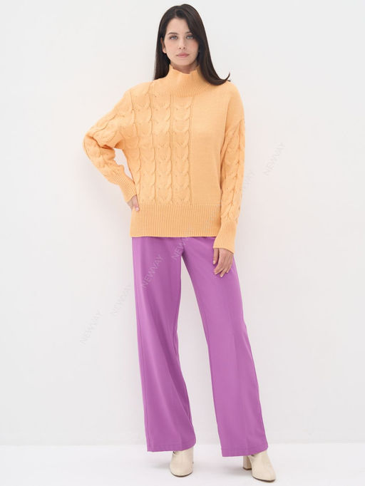 Свитер женский 9232-94016. 297 персиковый крем