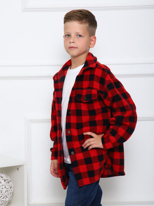 РБ013 Рубашка Мейн (красный) - Милаша фото 10