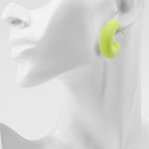 Серьги кольца QF Гламур, набор 3 пары, разноцветный  фото 4