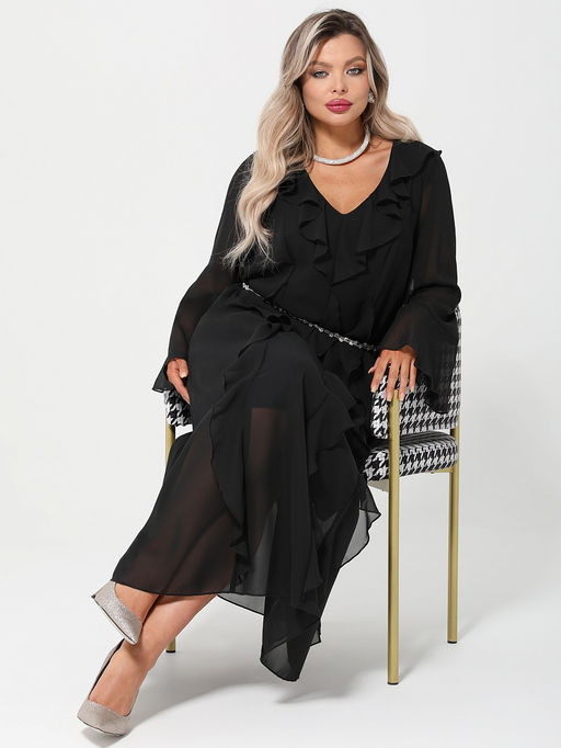 Платье Лиричи 0372-1ам черный