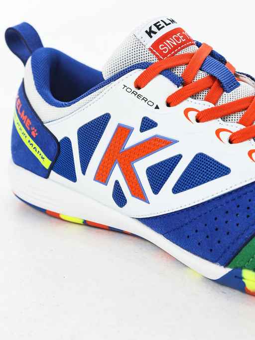 Футзалки KELME Mens Soccer Shoes (IN) (White/Green)