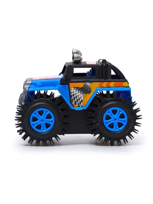 Джип-перевёртыш Внедорожник, работает от батареек, цвет синий - Автоград фото 10