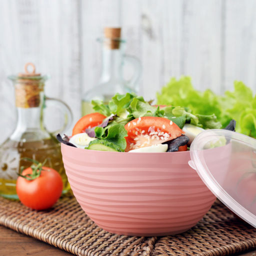 Чаша Оазис 4л (с крышкой) (розовый) М8411 - Альтернатива фото 2