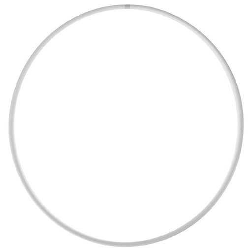 Обруч профессиональный для художественной гимнастики Grace Dance, d=70 см, цвет белый  фото 2