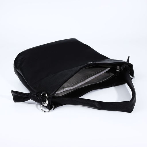 Сумка-тоут на молнии, 2 наружных кармана, цвет чёрный - Simaland фото 7