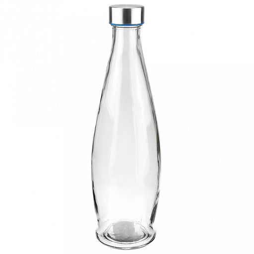 Бутылка стеклянная "Пуля" 1л h30,5см, д/горла 2,8см, винтовая комбинированная крышка (д/основания 8см) (Китай)
