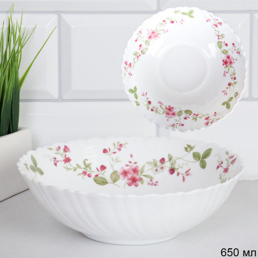 Тарелка глубокая суповая 650мл 175 мм Поляна стеклокерамика арт. TW-70 (7348) (745281)