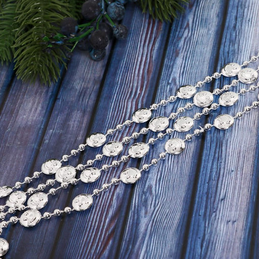 Бусы на ёлку Смайл, длина 2.7 м, МИКС - Зимнее волшебство фото 2